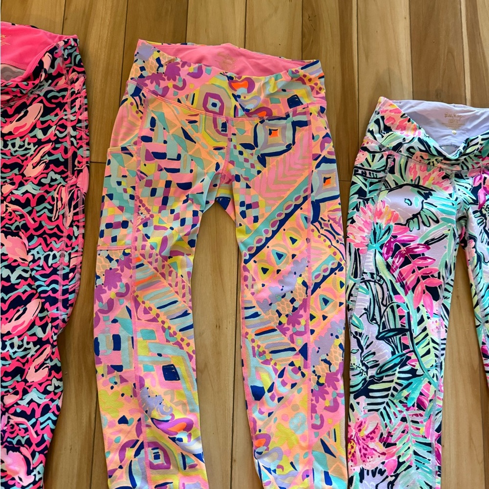 Lilly Pulitzer Colorful Patterned Leggings Set - Picture 6 of 12